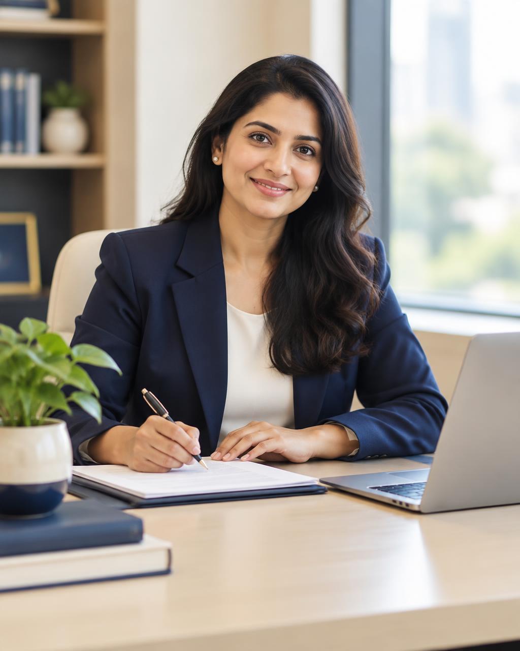 A MyPolicy AI advisor reviewing policy documents with a customer